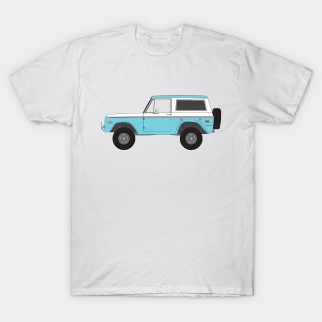 1971 Ford Bronco T-Shirt by HouseofLathia